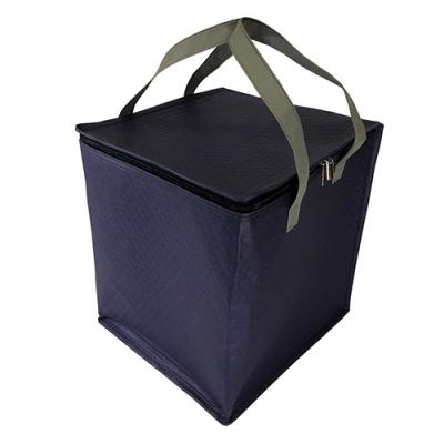zippered insulated grocery tote